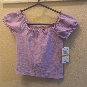 Kids ruffle sleeve blouse